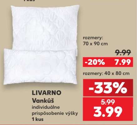 LIVARNO Vankúš