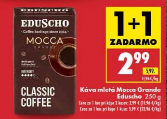 Káva mletá Mocca grande Eduscho 250 g