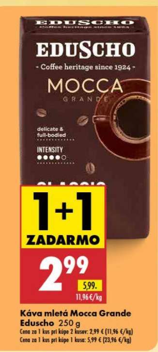 Káva mletá Mocca grande Eduscho 250 g