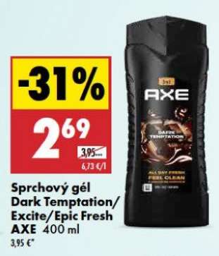 Sprchový gél Dark Temptation/Excite/Epic Fresh Axe 400 ml