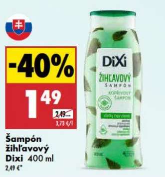 Šampón žihľavový Dixi 400 ml