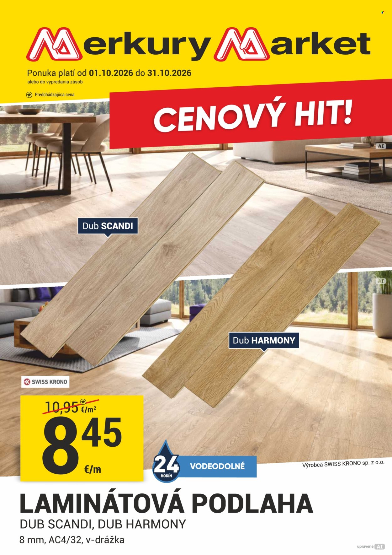 Leták Merkury Market - 1.10.2026 - 31.10.2026. Strana 1