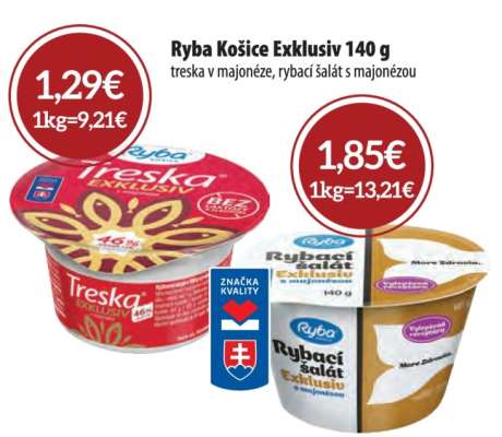 Ryba Košice Exklusiv 140 g