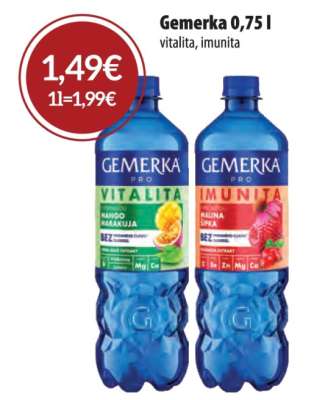 Gemerka 0,75 l