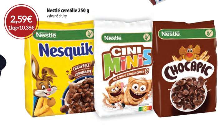 Nestlé cereálie 250 g