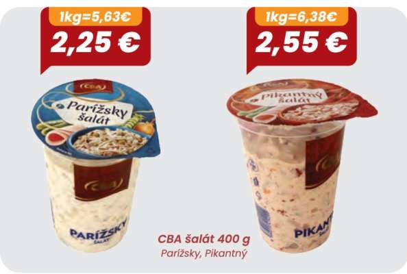 CBA šalát 400 g
