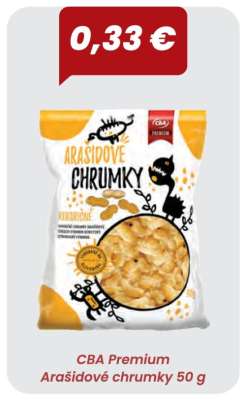 CBA Premium Arašidové chrumky 50 g