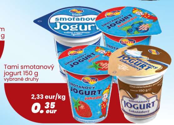 TAMI Smotanový jogurt 150 g