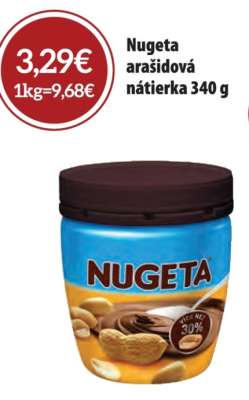Nugeta arašidová nátierka 340 g