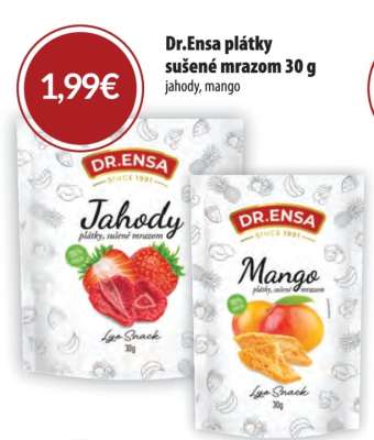 Dr.Ensa plátky sušené mrazom 30 g