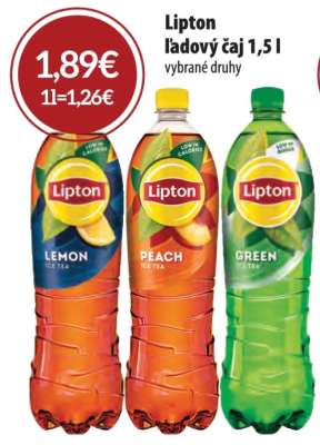 Lipton ľadový čaj 1,5 l