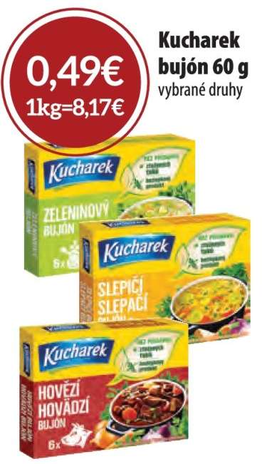 Kucharek bujón 60 g