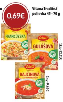 Vitana Tradičná polievka 45 - 70 g