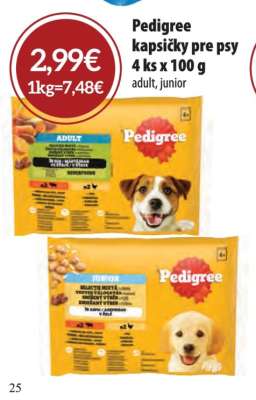 PEDIGREE Kapsičky pre psy