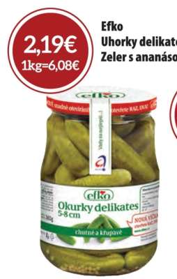 Efko Uhorky delikates Zeler s ananásom