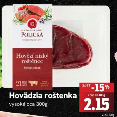 Hovädzia roštenka
