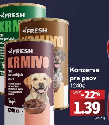 Konzerva pre psov