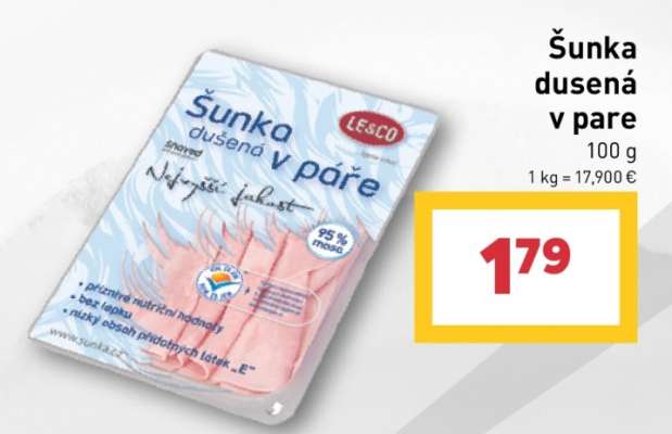 Šunka dusená v pare