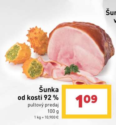 Šunka od kosti 92 %
