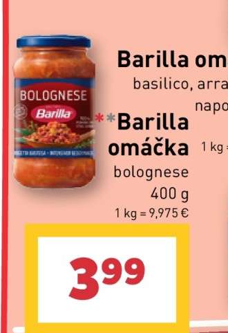 BARILLA OMÁČKA