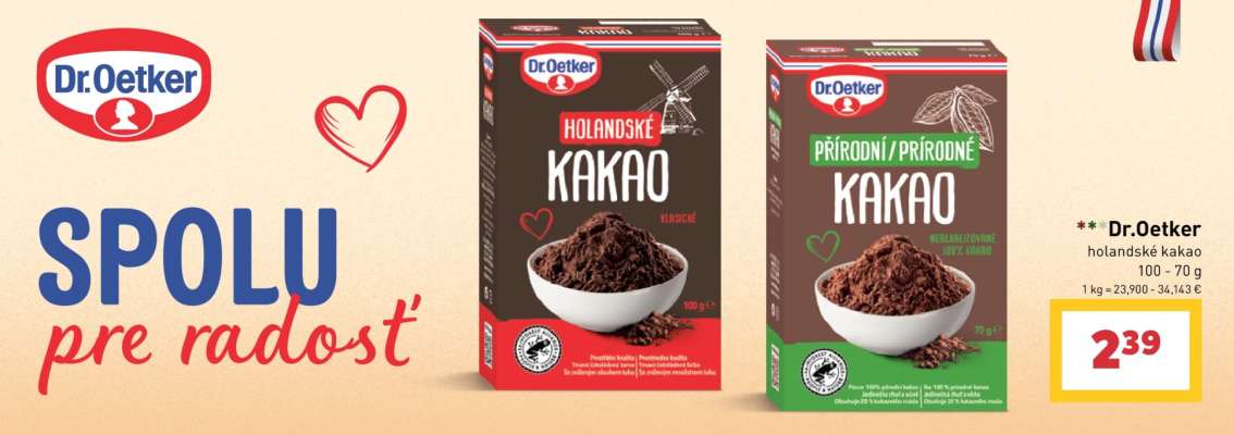 Dr. Oetker holandské kakao