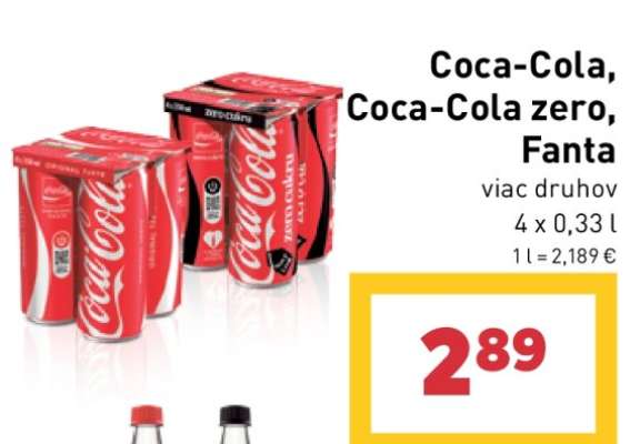 Coca-Cola, Coca-Cola Zero, Fanta