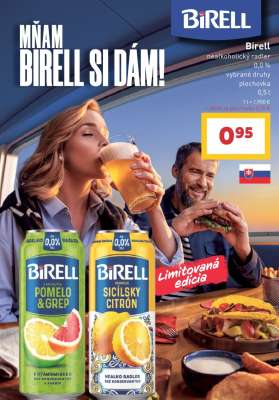 Birell nealkoholický radler
