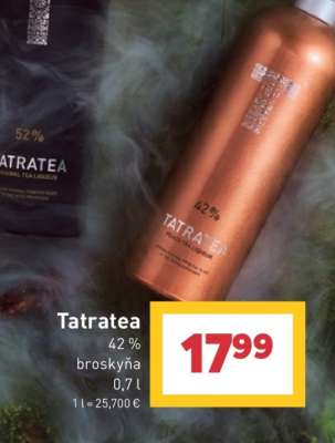 Tatratea 42% broskyňa
