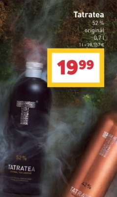Tatratea 52% Original 0,7 l