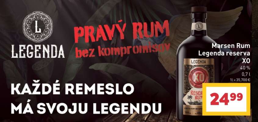 Marsen Rum Legenda reserva XO