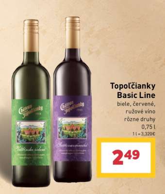 Topoľčianky Basic Line