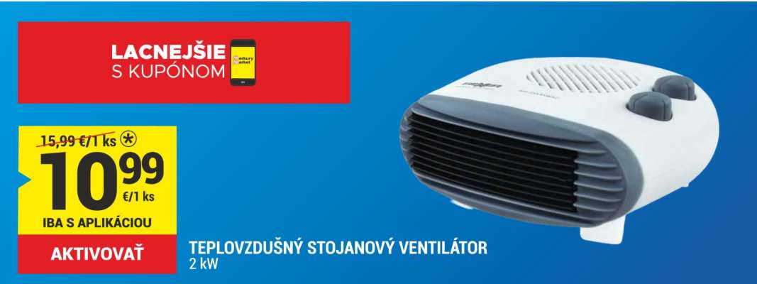 TEPLOVZDUŠNÝ STOJANOVÝ VENTILÁTOR