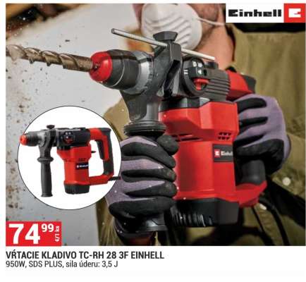 Vŕtacie kladivo TC-RH 28 3F EINHELL