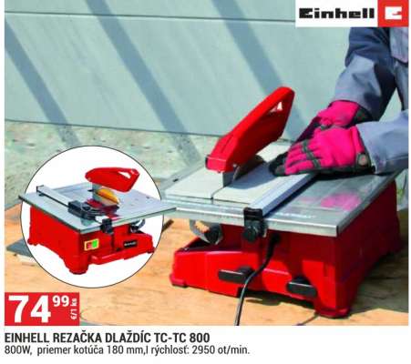 EINHELL REZAČKA DLAŽDÍC TC-TC 800