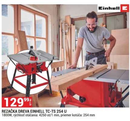 REZAČKA DREVA EINHELL TC-TS 254 U
