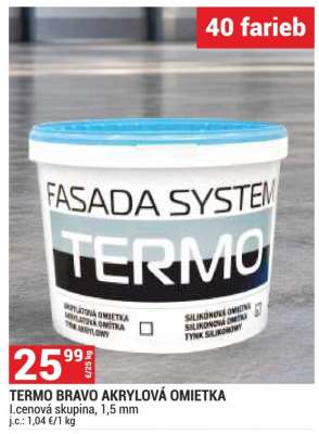 TERMO BRAVO AKRYLOVÁ OMIETKA