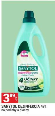 SANYTOL DEZINFEKCIA 4v1