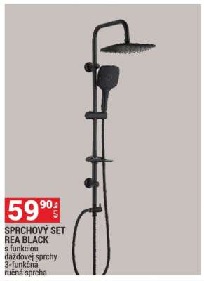 SPRCHOVÝ SET REA BLACK