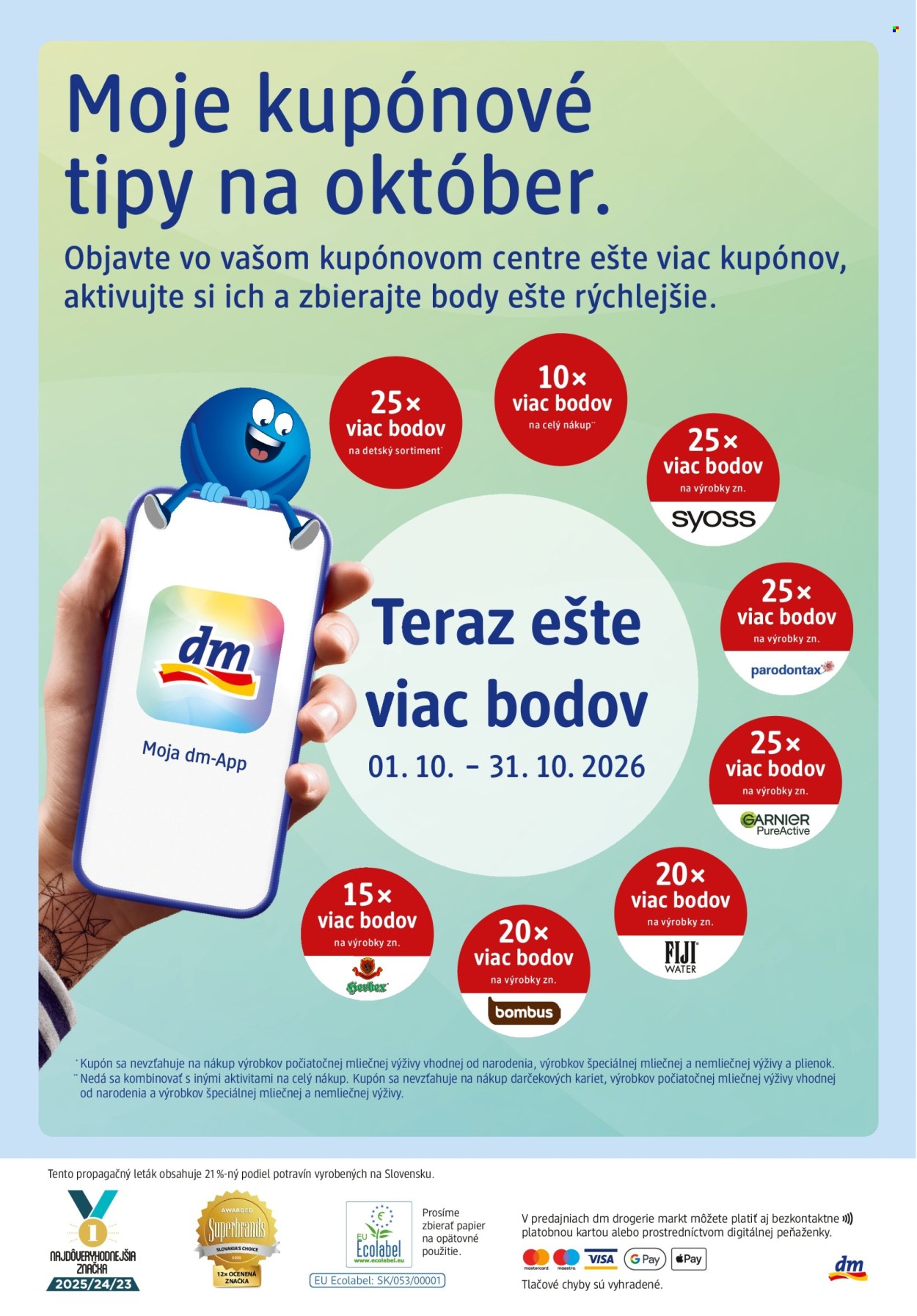 Leták dm drogerie - 1.10.2026 - 31.10.2026. Strana 32