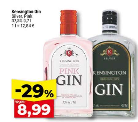 Kensington Gin Silver, Pink