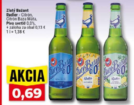 Zlatý Bažant radler
