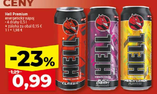 Hell Premium energetický nápoj