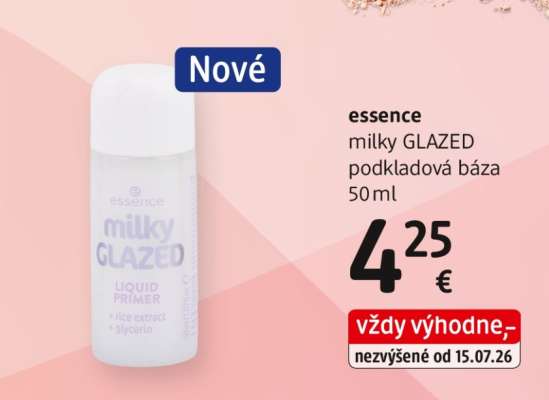 essence milky GLAZED podkladová báza 50 ml
