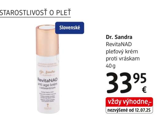 Dr. Sandra RevitaNAD pleťový krém proti vráskam