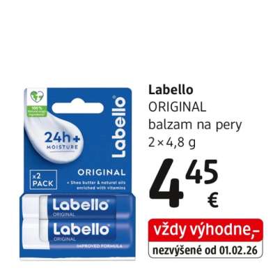 Labello ORIGINAL balzam na pery