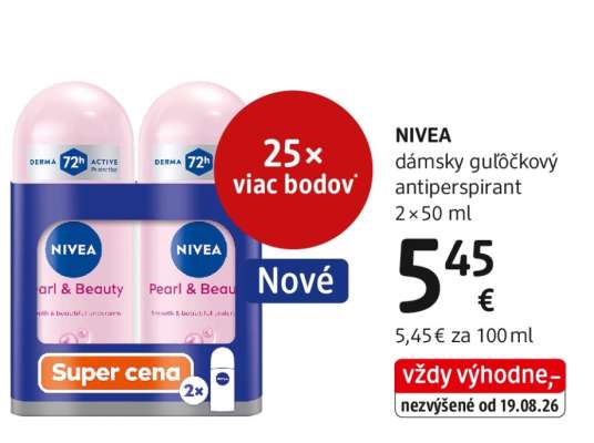 Nivea dámsky guľôčkový antiperspirant