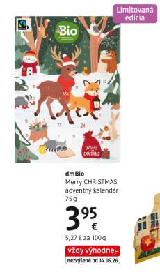 dmBio Merry CHRISTMAS adventný kalendár