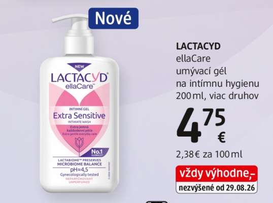 LACTACYD ellaCare umývací gél