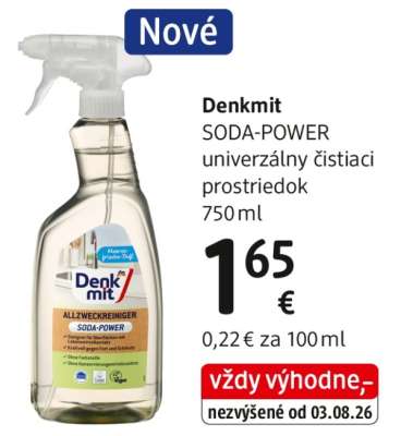 Denkmit SODA-POWER univerzálny čistiaci prostriedok
