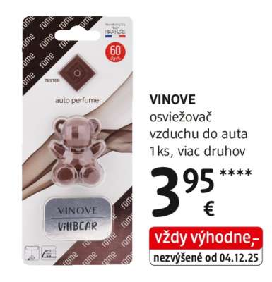 VINOVE osviežovač vzduchu do auta